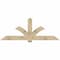 Ekena Millwork Redmond Rough Sawn Timber Gable Bracket, Douglas Fir, 84"W x 31"H x 6"D x 6"F, 9/12 Pitch GBW084X31X0606RED00RDF - alternate 1
